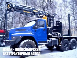 Лесовозный тягач Урал NEXT 5557 с манипулятором ВЕЛМАШ VM10L74 до 3,1 тонны модели 7570