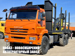 Лесовоз КАМАЗ 43118 с манипулятором ВЕЛМАШ VM10L74 до 3,1 тонны