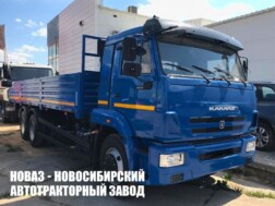 Бортовой автомобиль КАМАЗ 65117‑26010‑50 грузоподъёмностью 14 тонн с кузовом 7800х2470х730 мм