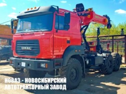Седельный тягач Урал‑М 44202 с манипулятором INMAN IT 150 до 7,1 тонны модели 6921