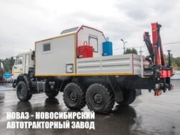 Передвижная маслостанция КАМАЗ 43118 с манипулятором INMAN IM 150N до 6,1 тонны модели 4305