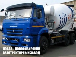 Автобетоносмеситель 5814W9 с барабаном объёмом 9 м³ перевозимой смеси на базе КАМАЗ 6520‑3910‑49
