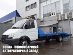 Эвакуатор ГАЗель Бизнес 330252 газ/бензин грузоподъёмностью 1,3 тонны ломаного типа