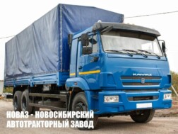 Тентованный грузовик КАМАЗ 65117‑6010‑48 грузоподъёмностью 12,7 тонны с кузовом 7600х2550х2700 мм