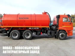 Ассенизатор АВ‑12 с цистерной объёмом 12 м³ для жидких отходов на базе КАМАЗ 65115