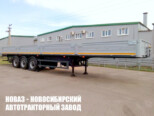 Бортовой полуприцеп МАЗ 975800-2012 грузоподъёмностью 27,4 тонны с кузовом 13485х2460х700 мм (фото 2)