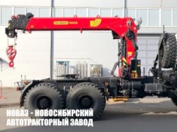 Седельный тягач Урал NEXT 4320 с манипулятором INMAN IT 200 до 7,2 тонны с буром и люлькой модели 8806