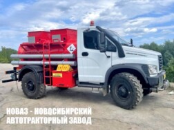 Топливозаправщик АТЗ‑2,5 объёмом 2,5 м³ с 2 секциями цистерны на базе ГАЗ Садко NEXT C41A23