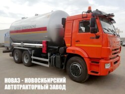 Газовоз АЦТ‑22 ЗТО с цистерной объёмом 22 м³ для перевозки сжиженного газа на базе КАМАЗ 65115