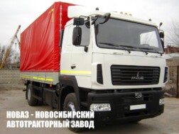 Тентованный грузовик МАЗ 34026‑8570‑000 грузоподъёмностью 10 тонн с кузовом 6150х2480х2540 мм