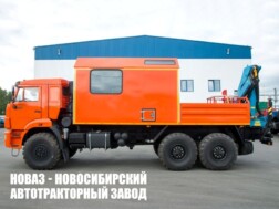 Агрегат ремонта и обслуживания станков‑качалок КАМАЗ 43118 с манипулятором INMAN IM 95 модели 3813