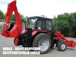 Экскаватор‑погрузчик Аратор 67‑02‑02 на базе трактора МТЗ Беларус 82.1