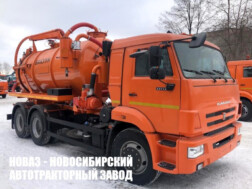 Илосос АВИ‑10 с цистерной объёмом 10 м³ для плотных отходов на базе КАМАЗ 65115