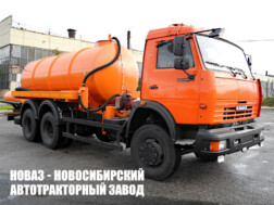 Ассенизатор АВ‑10 с цистерной объёмом 10 м³ для жидких отходов на базе КАМАЗ 53215
