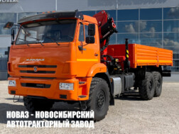 Бортовой автомобиль КАМАЗ 43118 с краном‑манипулятором INMAN IM 150N грузоподъёмностью 6,1 тонны
