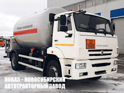Газовоз АЦТ‑15 ЗТО с цистерной объёмом 15 м³ для перевозки сжиженного газа на базе КАМАЗ 53605