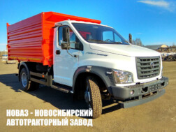 Самосвал ГАЗ‑САЗ‑2507 грузоподъёмностью 5 тонн с кузовом объёмом 11 м³ на базе ГАЗон NEXT C41R13