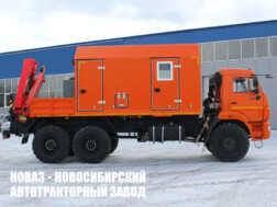 Передвижная авторемонтная мастерская КАМАЗ 43118 с манипулятором Sunhunk K125 до 6,3 тонны
