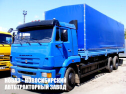 Тентованный грузовик КАМАЗ 65117‑6052‑48(A5) грузоподъёмностью 11,6 тонны с кузовом 6200х2550х2700 мм