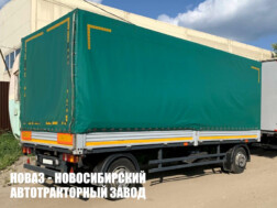 Шторный прицеп МАЗ 837300‑3012 грузоподъёмностью 5,2 тонны с кузовом 6220х2480х2310 мм