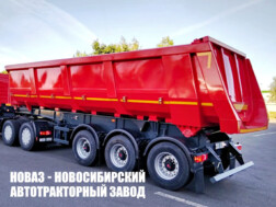 Самосвальный полуприцеп МАЗ 953003‑033‑000 грузоподъёмностью 30,4 тонны с кузовом 33 м³