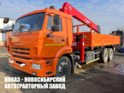 Бортовой автомобиль КАМАЗ 65115 с краном‑манипулятором Horyong HRS216 грузоподъёмностью 8 тонн
