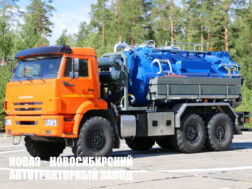 Автоцистерна для сбора нефти и газа АКНС‑10 объёмом 10 м³ на базе КАМАЗ 43118