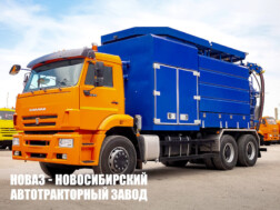 Илосос АВК‑10 с цистерной объёмом 10 м³ для плотных отходов на базе КАМАЗ 6520