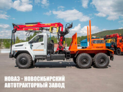 Лесовозный тягач Урал 4320 NEXT с манипулятором TAJFUN LIV 95K до 3,1 тонны модели 5325
