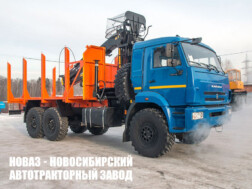 Лесовоз КАМАЗ 43118‑3078‑46 с манипулятором ВЕЛМАШ VM10L74 до 3,1 тонны модели 3193