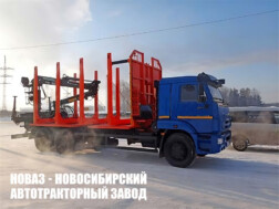 Лесовоз КАМАЗ 65117 с манипулятором СФ‑85С до 3,5 тонны модели 4801