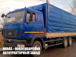 Тентованный грузовик МАЗ 6312С5‑8575‑012 грузоподъёмностью 21 тонна с кузовом 7800х2550х2400 мм