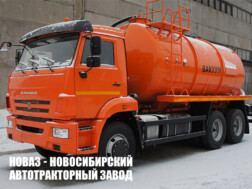 Ассенизатор АВ‑15 с цистерной объёмом 15 м³ для жидких отходов на базе КАМАЗ 6520‑3026012‑53