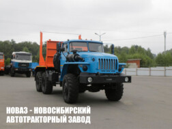 Лесовозный тягач Урал 5557 грузоподъёмностью платформы 12 тонн модели 6405