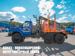 Лесовозный тягач Урал NEXT 5557 с манипулятором ВЕЛМАШ VM10L74 до 3,1 тонны модели 8451