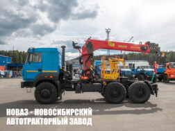 Седельный тягач Урал‑М 44202 с манипулятором INMAN IT 200 до 7,2 тонны с люлькой модели 8156