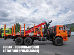 Лесовоз КАМАЗ 43118‑3027‑50 с манипулятором ВЕЛМАШ VM10L74 до 3,1 тонны модели 7458