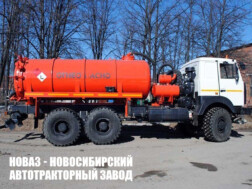 Автоцистерна для сбора нефти и газа АКН‑12 объёмом 12 м³ на базе МАЗ 6317