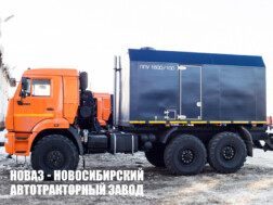 Паровая промысловая установка ППУА 1600/100 производительностью 1600 кг/ч на базе КАМАЗ 43118‑3027‑48