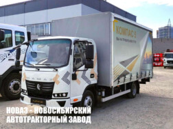 Тентованный грузовик КАМАЗ 43085 Компас‑5 грузоподъёмностью 0,75 тонны с кузовом 4800х2150х2300 мм