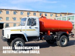 Ассенизатор КО‑503 с цистерной объёмом 4,1 м³ для жидких отходов на базе ГАЗ 33086 Земляк