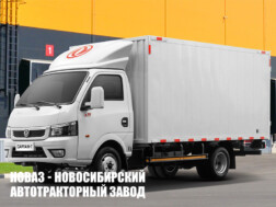 Тентованный грузовик DongFeng Captain‑T грузоподъёмностью 1,21 тонны с кузовом 4200х2000х2000 мм