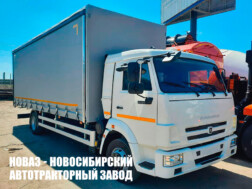 Тентованный фургон КАМАЗ 4308‑3084‑69 грузоподъёмностью 5,9 тонны с кузовом 8500х2480х2800 мм