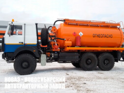 Автоцистерна для сбора нефти и газа АКН‑10 ОД объёмом 10 м³ на базе МАЗ 6317F9