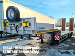 Полуприцеп трал Yalcin Dorse 4DDUZ грузоподъёмностью платформы 60 тонн