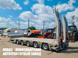 Полуприцеп трал Yalcin Dorse 5DDUZ грузоподъёмностью платформы 70 тонн