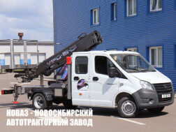 Автовышка ВИПО‑15‑01 рабочей высотой 15 метров со стрелой за кабиной на базе ГАЗель NEXT Фермер A22R33