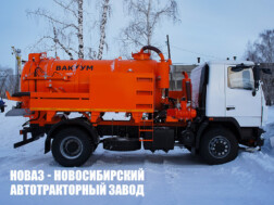 Илосос АВИ‑8 с цистерной объёмом 8 м³ для плотных отходов на базе МАЗ 5340С2
