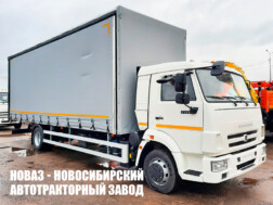 Тентованный фургон КАМАЗ 4308 грузоподъёмностью 5,3 тонны с кузовом 8600х2550х2900 мм