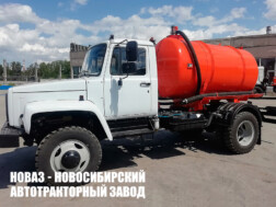 Ассенизатор КО‑503 с цистерной объёмом 3,9 м³ для жидких отходов на базе ГАЗ 33086 Земляк